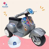 Mainan Motor Vespa Anak Roda 3